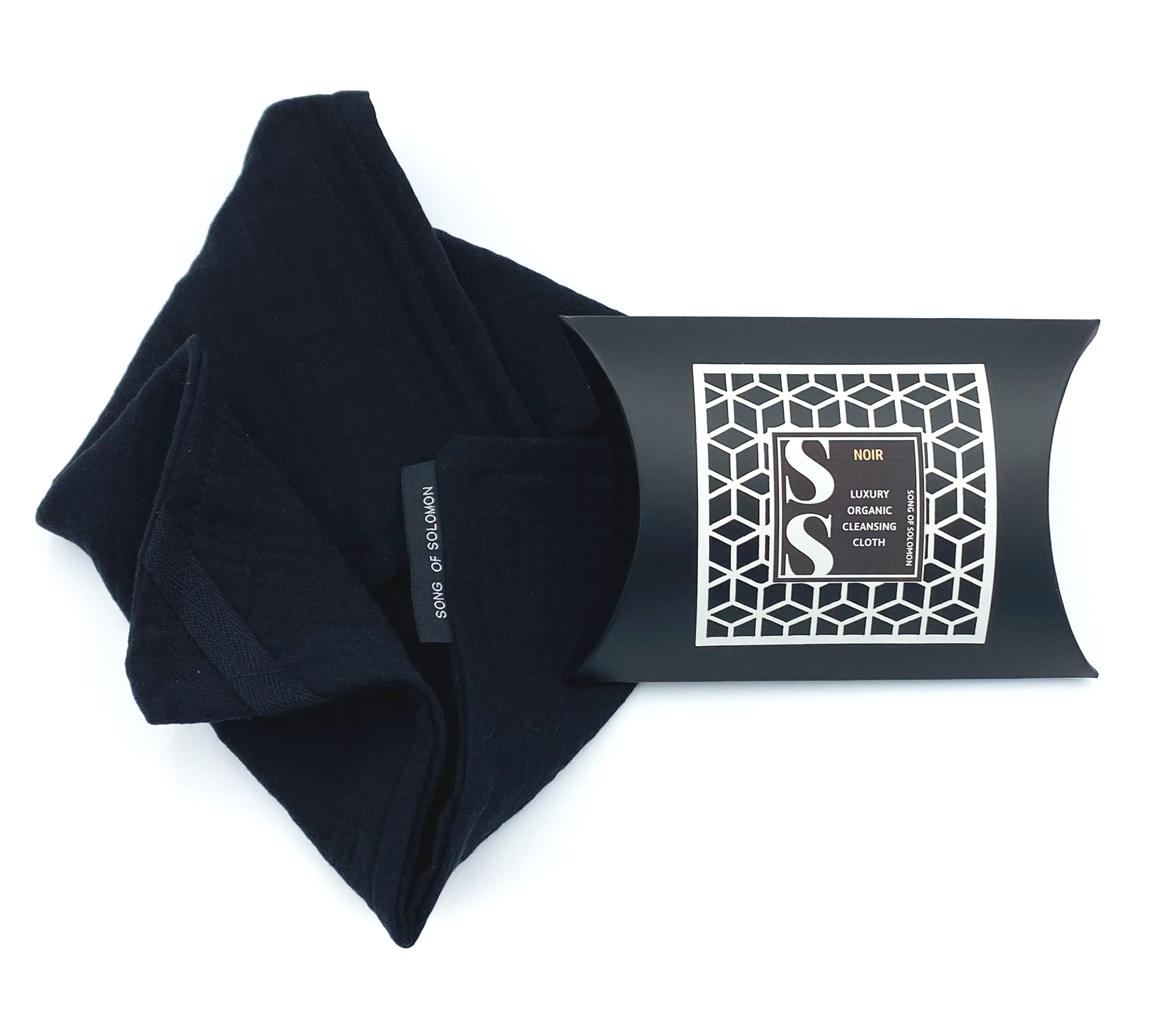 "Noir" Luxury Organic Cleansing Cloths